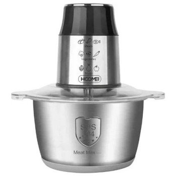 Πολυκόφτης με 4 λεπίδες από ανοξείδωτο ατσάλι 2 ταχυτήτων 300W 2lt