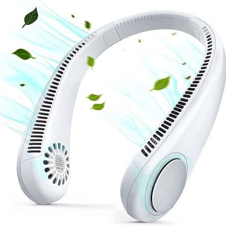 Φορητός ανεμιστήρας λαιμού επαναφορτιζόμενος με 3 ταχύτητες σε 3 χρώματα