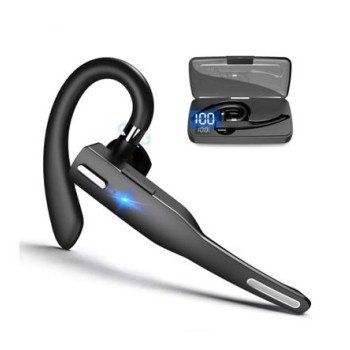 Ασύρματο ακουστικό Bluetooth επαγγελματικό over ear με θήκη φόρτισης power bank