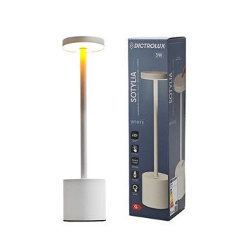 Φωτιστικό επιτραπέζιο LED επαναφορτιζόμενο 794950 DICTRO LUX Λευκό