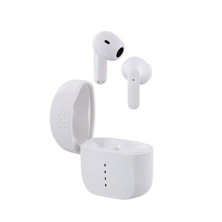 Ακουστικά Bluetooth με θήκη φόρτισης EBZIPP2WH TNB λευκά