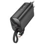 Power Bank 5000mAh PD20W QC3.0A + φορτιστής ρεύματος με 1xUSB-C και καλώδιο Type-C 2 σε 1
