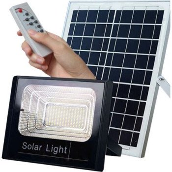 Ηλιακός προβολέας 150W με τηλεχειριστήριο και 3 λειτουργίες ΙΡ66