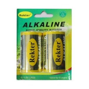 Μπαταρία αλκαλική LR20 - D size - Μέγεθος μεγάλο (2 τεμάχια) OEM