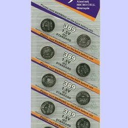 Μπαταρία microcell αλκαλική 389 - AG10 - LR1130 (Σετ 10 τεμάχια)