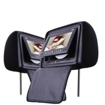 Προσκέφαλο καθίσματος με DVD - Οθόνη TFT 7" HD - Ενσωματωμένα παιχνίδια - Τηλεχειριστήριο - Προστατευτικό κάλυμμα με φερμουάρ