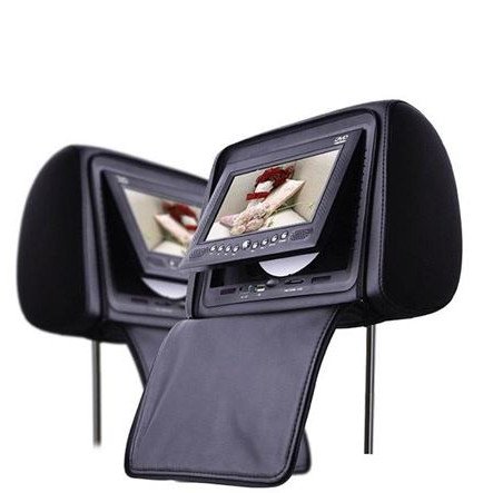 Προσκέφαλο καθίσματος με DVD - Οθόνη TFT 7" HD - Ενσωματωμένα παιχνίδια - Τηλεχειριστήριο - Προστατευτικό κάλυμμα με φερμουάρ