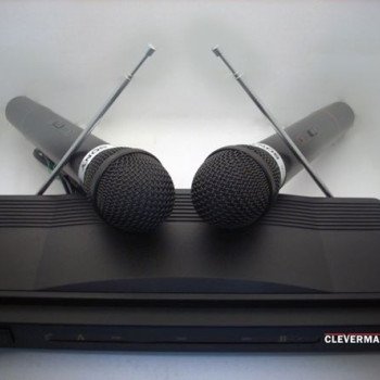 Μικρόφωνα Καραόκε Ασύρματα χειρός με δέκτη - Σετ των 2