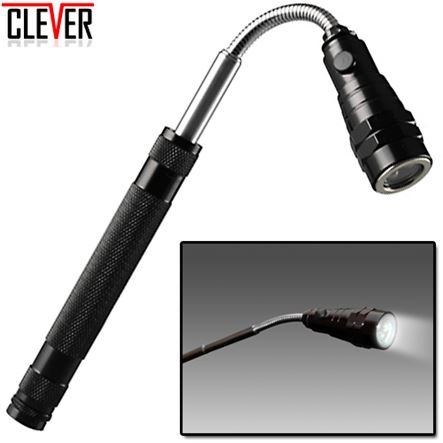 Τηλεσκοπικός μαγνητικός βραχίονας με LED φακό [Δείτε σχετικό video]