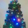 Χριστουγεννιάτικο δέντρο αυτοφωτιζόμενο ύψους 90cm με πολύχρωμα λαμπάκια led