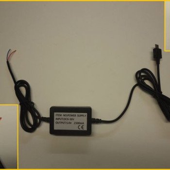 Καλώδιο σύνδεσης gps με μπαταρία αυτοκινήτου και προστασία υπέρτασης για κωδ. 100343-500176