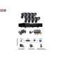 Δικτυακό καταγραφικό DVR 8 CH με ανίχνευση κίνησης + 8 κάμερες + Σκληρός 1.0 TB HDD SATA