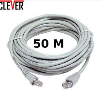 Καλώδιο δικτύου Ethernet CAT5E 50μ - Εσωτερικού + Εξωτερικού Χώρου με φις RG 45