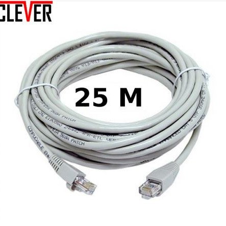 Καλώδιο δικτύου Ethernet CAT5E 25μ - Εσωτερικού + Εξωτερικού Χώρου με φις RG 45