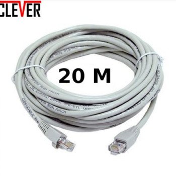 Καλώδιο δικτύου Ethernet CAT5E 20μ - Εσωτερικού + Εξωτερικού Χώρου με φις RG 45