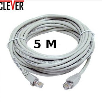 Καλώδιο δικτύου Ethernet CAT5E 5μ - Εσωτερικού + Εξωτερικού Χώρου με φις RG 45