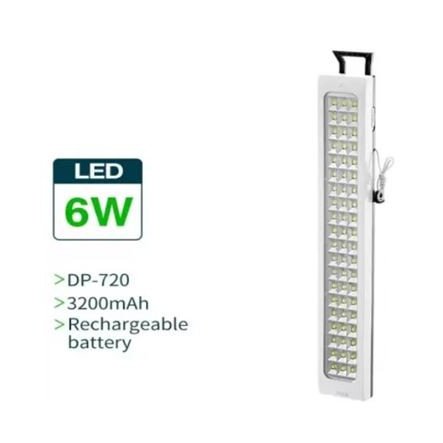 Φωτιστικό ασφαλείας με 60 LED 6 watt με αυτόματη ενεργοποίηση σε περίπτωση διακοπής ρεύματος και αυτονομία έως 6 ώρες