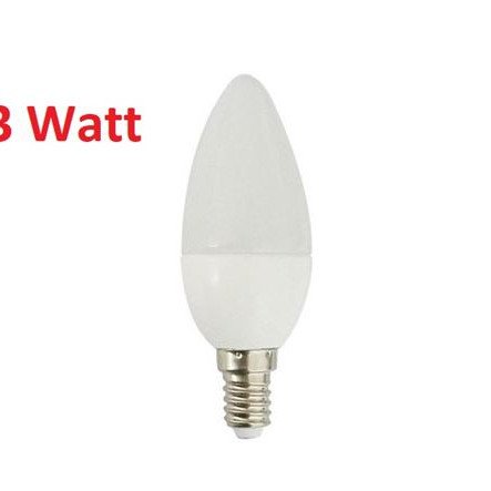 Λάμπα LED E14 κερί 3W Θερμό φως