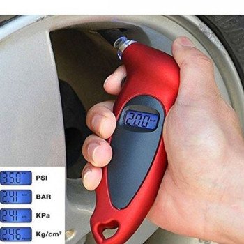 Ψηφιακός μετρητής πίεσης ελαστικών αυτοκινήτου φορητός κ.λ.π.