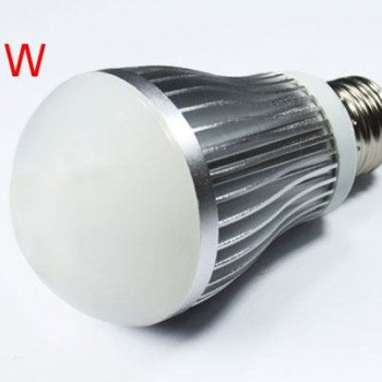 Λάμπα LED E27 7W με ψύκτρα από κράμα αλουμινίου Ψυχρό φως