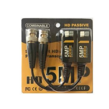 Video balun UTP CAT5 camera BNC male (2 τεμάχια)