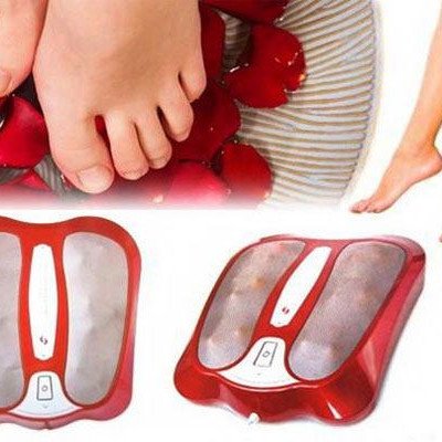 Συσκευή ποδομασάζ Shiatsu ποδιών με θέρμανση υπερύθρων για ευεξία και ξεκούραστα πόδια