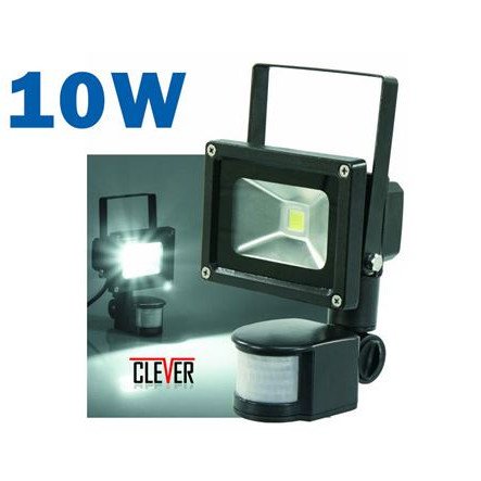 Προβολέας LED 10W με ανιχνευτή κίνησης υψηλής φωτεινότητας 80% οικονομία κατανάλωσης σε σχέση με έναν συμβατικό προβολέα αντίστοιχης φωτεινότητας