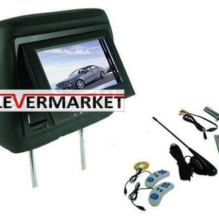 ΠΡΟΣΚΕΦΑΛΟ ΑΥΤΟΚΙΝΗΤΟΥ ΟΘΟΝΗ 7" ΜΕ DVD ΚΑΙ ΠΑΙΧΝΙΔΙΑ