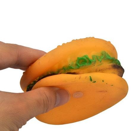 Χάμπουργκερ παιχνίδι με ήχο για λαίμαργους σκύλους