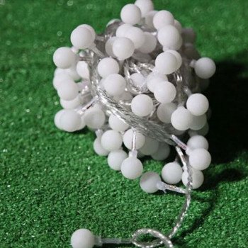 Χριστουγεννιάτικα λαμπάκια led 20 τεμαχίων στρογγυλά με πολύχρωμο εναλλασσόμενο φωτισμό λειτουργούν με 3 μπαταρίες ΑΑ