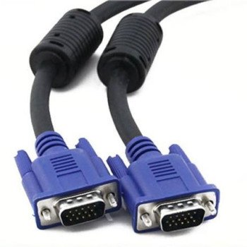 Καλώδιο εικόνας 1,5m VGA 15pin M/M με φίλτρα φερρίτη