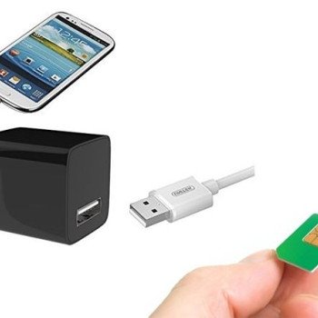 Συσκευή GSM επίβλεψης του χώρου σας συνδέεται στην πρίζα για αδιάκοπη λειτουργία κάνει άμεση κλήση στο κινητό σας όταν ανιχνεύσει ήχο και κρατάει την γραμμή ανοικτή + Φορτιστής USB για κινητά