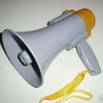 Τηλεβόας - ντουντούκα με δυνατότητα μαγνητοφώνησης μηνύματος - συνθήματος