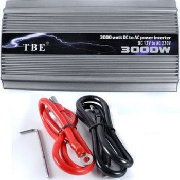 Inverter αυτοκινήτου 3.000 watt μετατρέπει τα 12V σε 220V