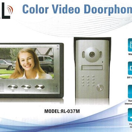 Θυροτηλεόραση μονοκατοικίας έγχρωμη - θυροτηλέφωνο σετ με μόνιτορ 7" και κάμερα νυχτερινή όρασης OEM