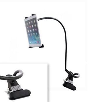 Βάση Tablet - Gps με εύκαμπτο βραχίωνα 60cm - Μανταλάκι στήριξης - Περιστροφή 360 ° - Άνοιγμα 11 - 24,5cm