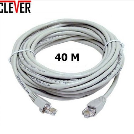 Καλώδιο δικτύου Ethernet CAT5E 40μ - Εσωτερικού + Εξωτερικού Χώρου με φις RG 45