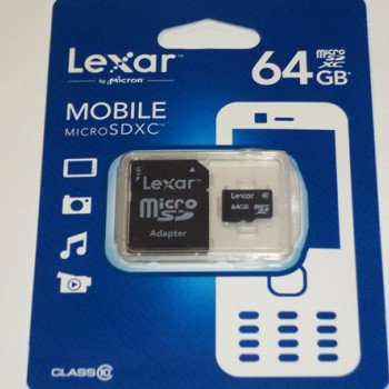 Κάρτα μνήμης 64 GB Micro SD Class 10 με sd αντάπτορα