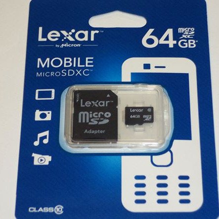 Κάρτα μνήμης 64 GB Micro SD Class 10 με sd αντάπτορα