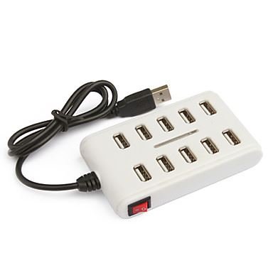USB πολύπριζο hub 10 θέσεων
