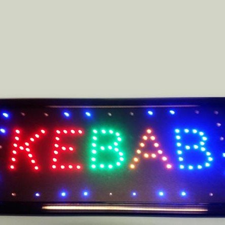 Φωτιζόμενη LED πινακίδα καταστημάτων - KEBAB