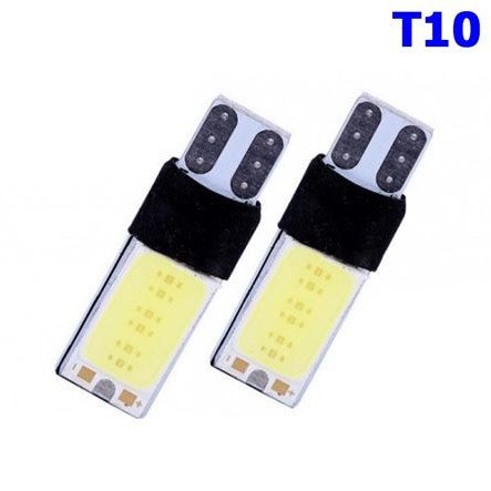 Τ10 led canbus λάμπες αυτοκινήτου 12Volt για φώτα θέσεως με 2 πλαϊνά Led (Σετ 2 τεμαχίων)