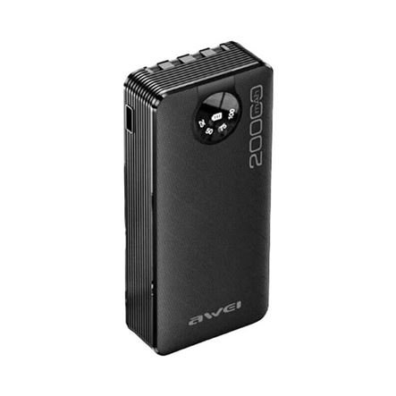 Power Bank 20.000mAh με 3 ενσωματωμένες εξόδους φόρτισης κινητών - Ψηφιακή ένδειξη κατάστασης μπαταρίας