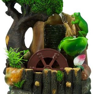 Συντριβάνι διακοσμητικό με τρεχούμενο νερό και φωτισμό [Δείτε σχετικό video]