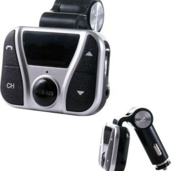 Πομπός αυτοκινήτου FM με οθόνη για τη μετάδοση μουσικής με USB mp3WMA player, Bluetooth και φορτιστή