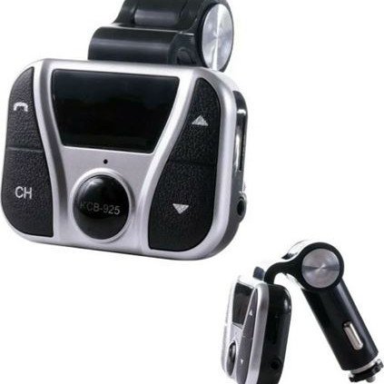 Πομπός αυτοκινήτου FM με οθόνη για τη μετάδοση μουσικής με USB mp3WMA player, Bluetooth και φορτιστή