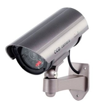 Ομοίωμα ψεύτικη κάμερα ασφαλείας security με LED φωτισμό