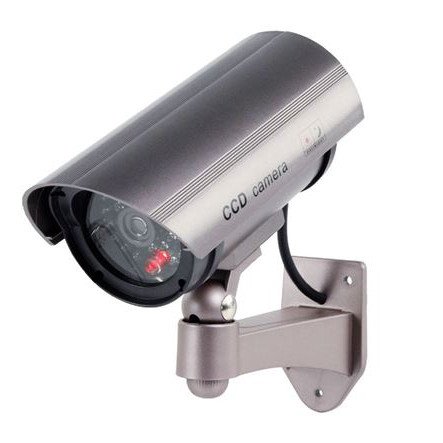 Ομοίωμα ψεύτικη κάμερα ασφαλείας security με LED φωτισμό