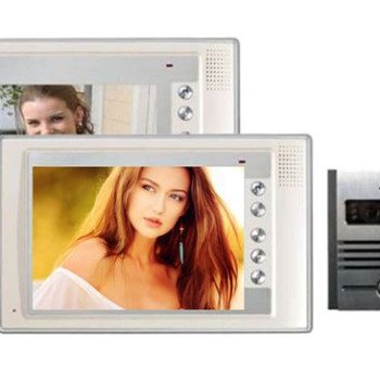Θυροτηλεόραση έγχρωμη για μονοκατοικία με 2 Μόνιτορ 7' TFT LCD και 1 κάμερα
