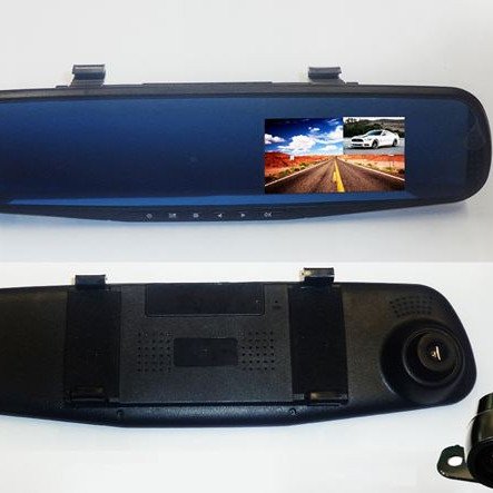 Κάμερα καθρέπτης αυτοκινήτου FHD DVR καταγραφικό πορείας + ευρυγώνια  κάμερα οπισθοπορείας 120° - Κάμερα δολιοφθορών αυτοκινήτου